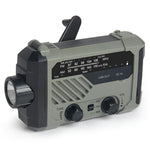 XLN-290 Emergency Solar Powered Multi-Function Radio FM AM WB Hand Crank LED Flashlight Power Bank