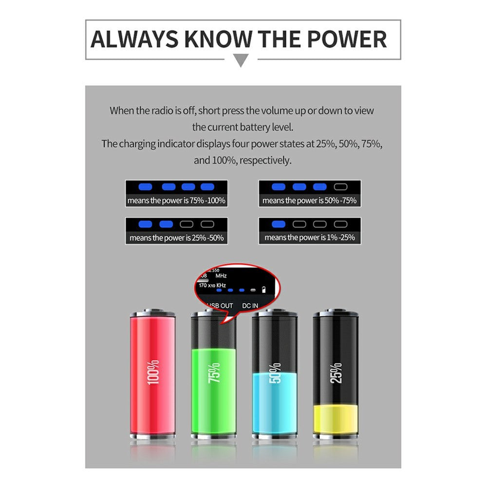 XLN-290 Emergency Solar Powered Multi-Function Radio FM AM WB Hand Crank LED Flashlight Power Bank