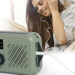 XLN-297 Solar Powered Multi-Function Radio AM FM SW Hand Crank Flashlight SOS Alarm Phone Charger