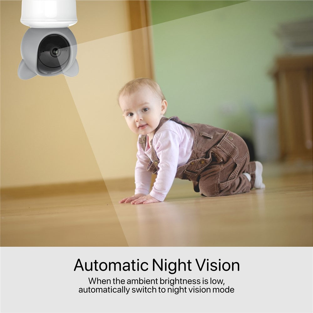BABY6TY Tuya 5-tommers babyalarm med tovejslyd, 1080P-wifi-kamera og videoovervågningsenhed til spædbørn