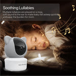 BABY6TY Tuya 5-tommers babyalarm med tovejslyd, 1080P-wifi-kamera og videoovervågningsenhed til spædbørn