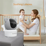 BABY6TY Tuya 5-tommers babyalarm med tovejslyd, 1080P-wifi-kamera og videoovervågningsenhed til spædbørn