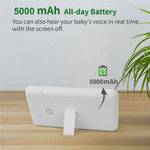 SM55 5.5 Inch Baby Monitor Two-Way Audio 1080P HD Display Panoramic Remote Control Night Vision Camera