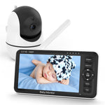 SM55 5.5 Inch Baby Monitor Two-Way Audio 1080P HD Display Panoramic Remote Control Night Vision Camera