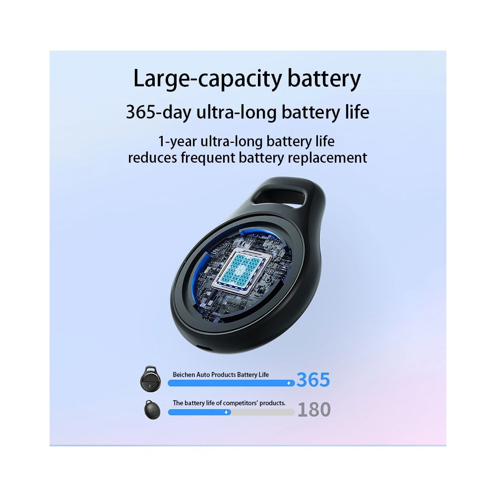 JHX05 IP65 Waterproof Multi User Item Keychain Tracker 7-Day Movement History Finder for iOS Only