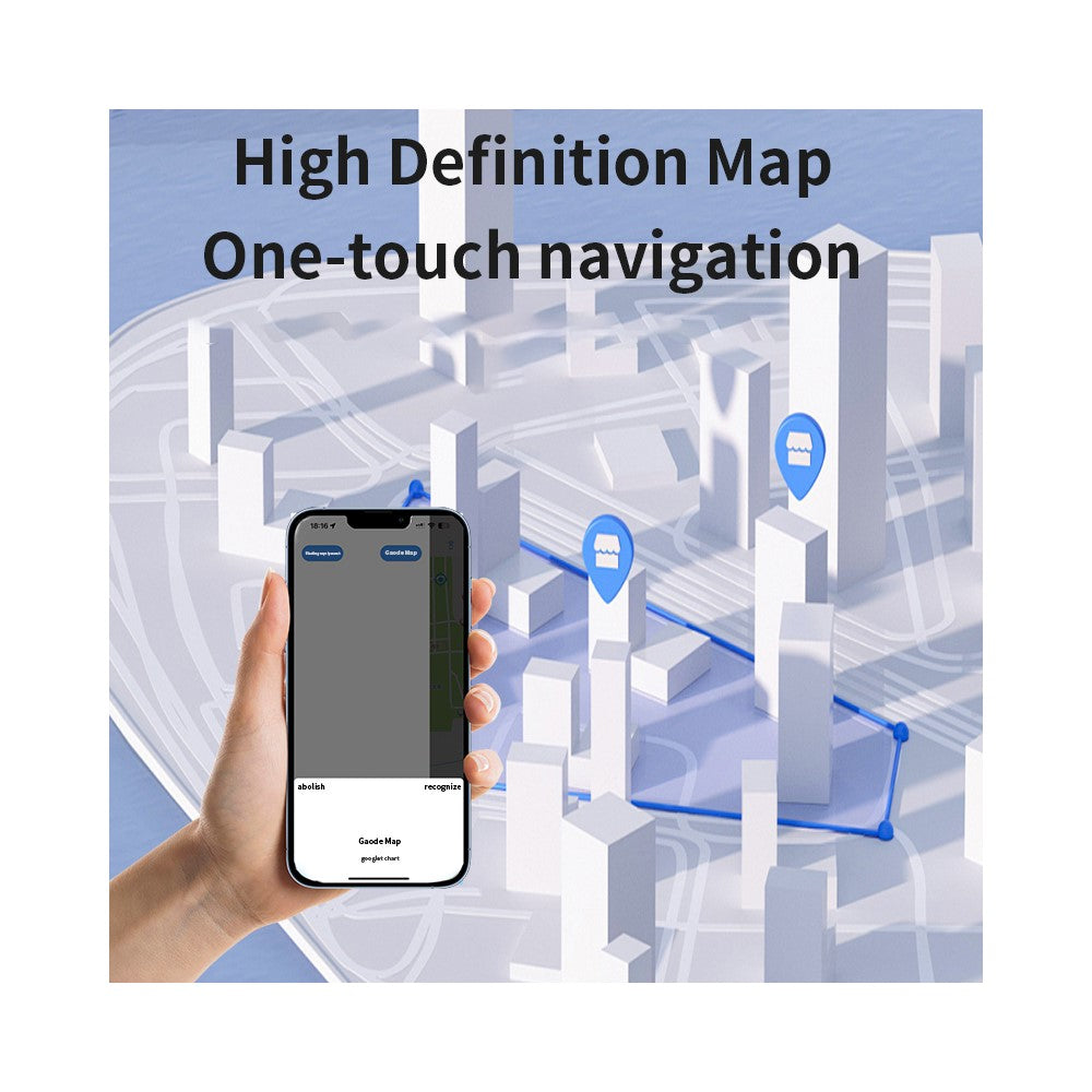 JHX05 IP65 Waterproof Multi User Item Keychain Tracker 7-Day Movement History Finder for iOS Only