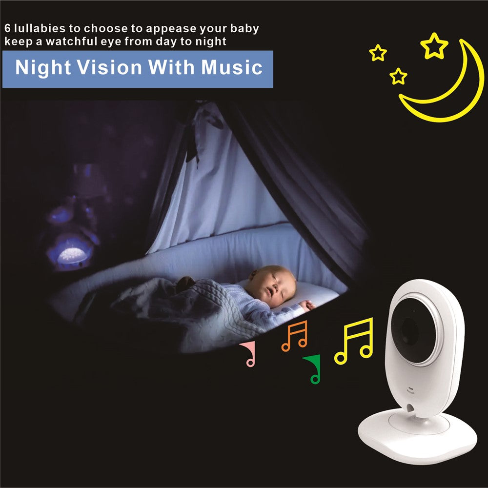 SP316 3.5 Inch Baby Monitor Two-Way Audio Intercom 320P Display Camera Night Vision for Home
