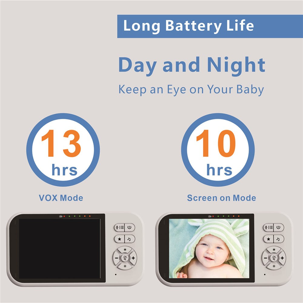 SP316 3.5 Inch Baby Monitor Two-Way Audio Intercom 320P Display Camera Night Vision for Home
