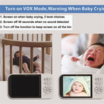 SP316 3.5 Inch Baby Monitor Two-Way Audio Intercom 320P Display Camera Night Vision for Home