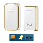 W906 300m Range Wireless Doorbell 60 Ringtones 5 Volume Levels Door Chime Kit, 1 Transmitter + 1 Receiver