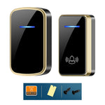 W906 300m Range Wireless Doorbell 60 Ringtones 5 Volume Levels Door Chime Kit, 1 Transmitter + 1 Receiver