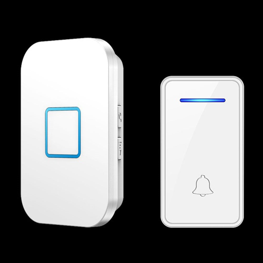 FA88 150m Range 5 Volume Levels Self Powered Wireless Doorbell 60 Melodies Door Chime, 1 Transmitter + 1 Receiver