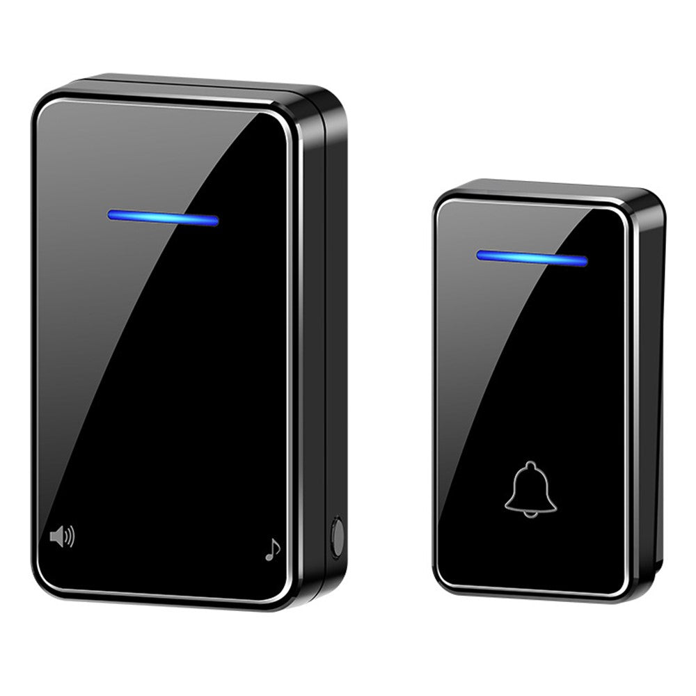 FA8 Self Powered Home Wireless Doorbell 60 Ringtones 5 Volume Levels Door Chime Kit, 1 Transmitter + 1 Receiver
