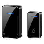 FA8 Self Powered Home Wireless Doorbell 60 Ringtones 5 Volume Levels Door Chime Kit, 1 Transmitter + 1 Receiver