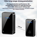FA8 Self Powered Home Wireless Doorbell 60 Ringtones 5 Volume Levels Door Chime Kit, 1 Transmitter + 1 Receiver