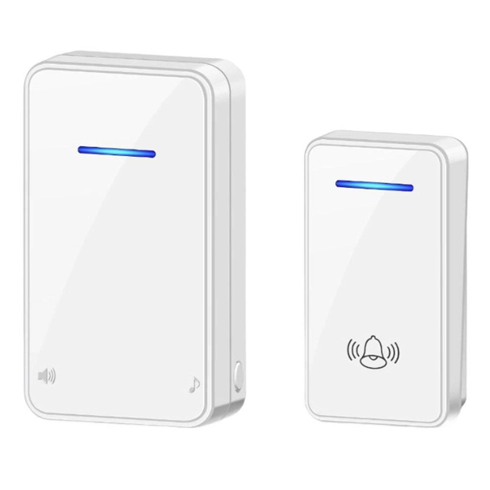 FA8 Self Powered Home Wireless Doorbell 60 Ringtones 5 Volume Levels Door Chime Kit, 1 Transmitter + 1 Receiver