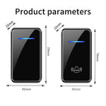 A80 Wireless USB Doorbell for Home 150m Range 60 Melodies 5 Volume Levels Door Chime, 1 Transmitter + 1 Receiver