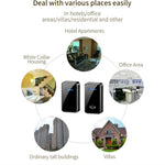 A80 Wireless USB Doorbell for Home 150m Range 60 Melodies 5 Volume Levels Door Chime, 2 Transmitters + 1 Receiver