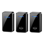 A80 Wireless USB Doorbell for Home 150m Range 60 Melodies 5 Volume Levels Door Chime, 2 Transmitters + 1 Receiver