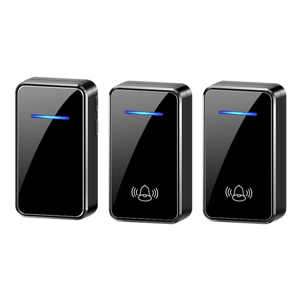A80 Wireless USB Doorbell for Home 150m Range 60 Melodies 5 Volume Levels Door Chime, 2 Transmitters + 1 Receiver