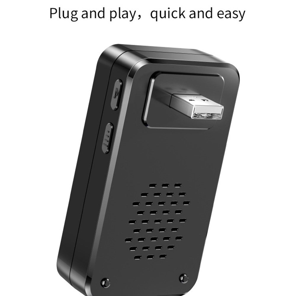 A80 Wireless USB Doorbell for Home 150m Range 60 Melodies 5 Volume Levels Door Chime, 1 Transmitter + 2 Receivers