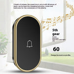 A18 For Elderly SOS Emergency Call Button 60 Melodies Adjustable Volume 300m Wireless Alarm System, 1 Watch Button + 1 EU Plug Receiver