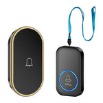 A18 For Elderly SOS Emergency Call Button 60 Melodies Adjustable Volume 300m Wireless Alarm System, 1 Lanyard Button + 1 EU Plug Receiver