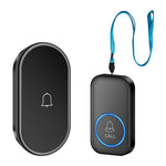 A18 For Elderly SOS Emergency Call Button 60 Melodies Adjustable Volume 300m Wireless Alarm System, 1 Lanyard Button + 1 EU Plug Receiver