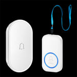 A18 For Elderly SOS Emergency Call Button 60 Melodies Adjustable Volume 300m Wireless Alarm System, 1 Lanyard Button + 1 EU Plug Receiver
