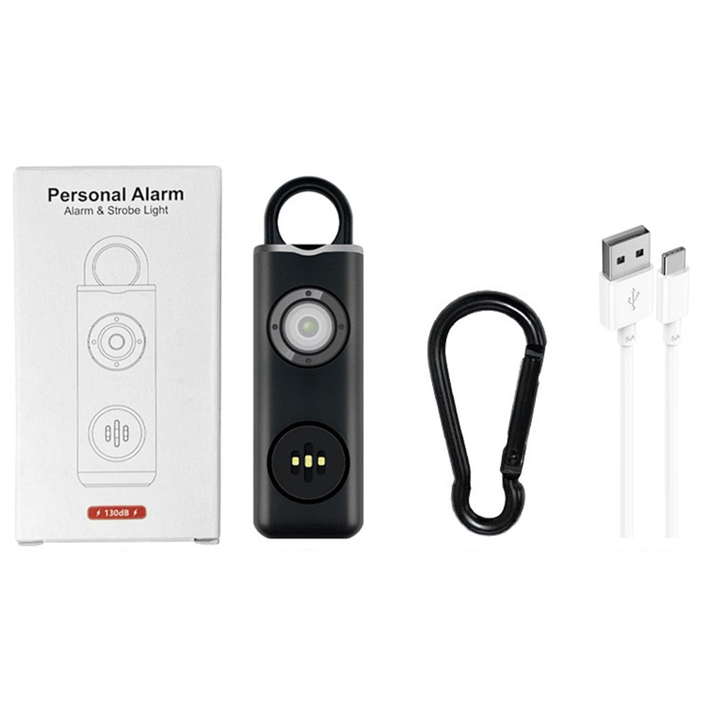 AF-2004 Personal Alarm Keychain Self Defense Device Rechargeable Electronic Safety Alarm for Students