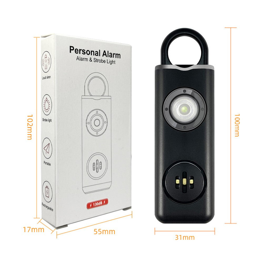 AF-2004 Personal Alarm Keychain Self Defense Device Rechargeable Electronic Safety Alarm for Students