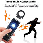 AF-2004 Personal Alarm Keychain Self Defense Device Rechargeable Electronic Safety Alarm for Students