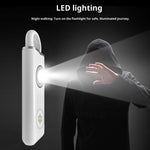 AF-2004 Personal Alarm Keychain Self Defense Device Rechargeable Electronic Safety Alarm for Students
