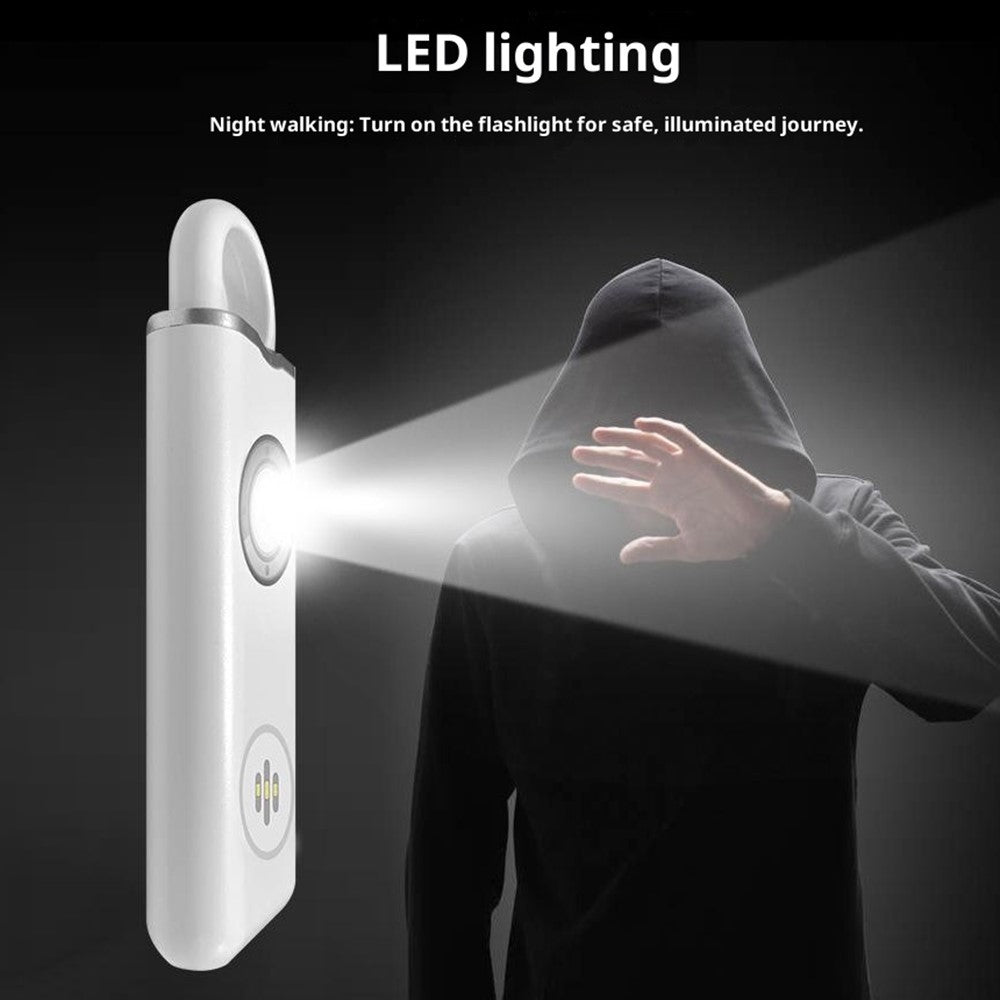 AF-2004 Personal Alarm Keychain Self Defense Device Rechargeable Electronic Safety Alarm for Students