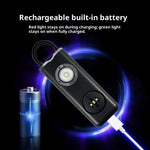 AF-2004 Personal Alarm Keychain Self Defense Device Rechargeable Electronic Safety Alarm for Students