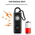 AF-2004 Personal Alarm Keychain Self Defense Device Rechargeable Electronic Safety Alarm for Students