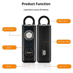 AF-2004 Personal Alarm Keychain Self Defense Device Rechargeable Electronic Safety Alarm for Students