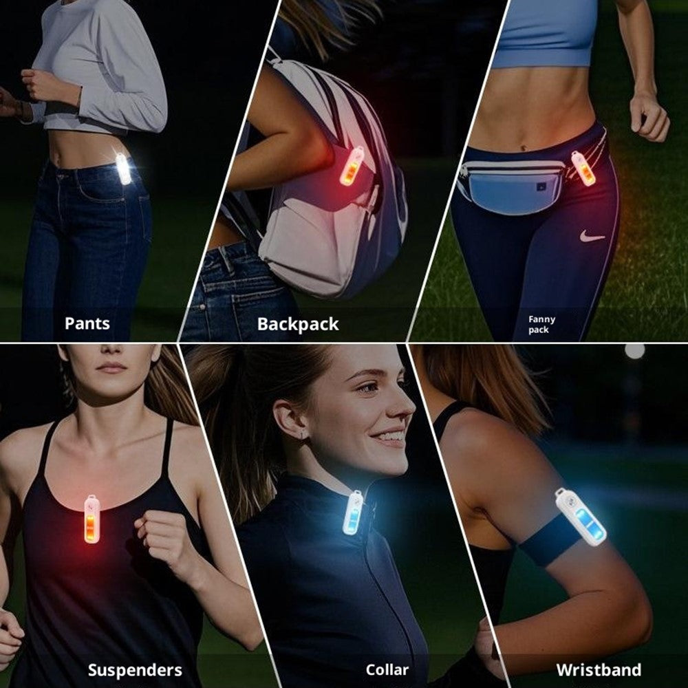 AF-2006 Utomhus Nattljus Armband Personlig Larmanordning Säkerhetsvarningslampa för Cykling/Jogging