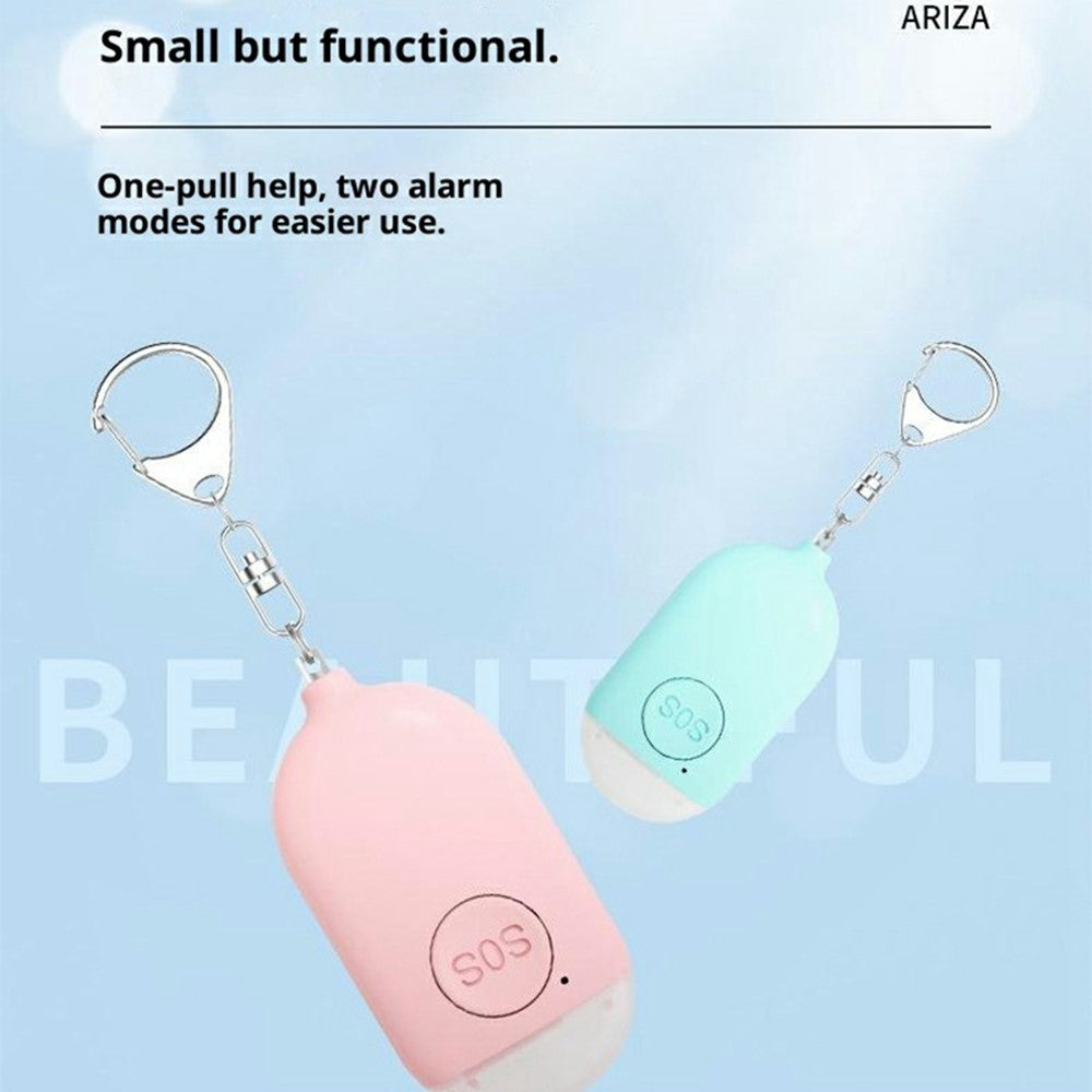 B300 Rechargeable Personal Alarm Flashlight Smart Anti-Wolf Device Outdoor Personal Security Alarm