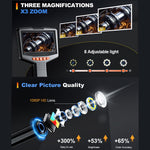 G41 2m Cable 8mm Single Lens 4.3 Inch IPS Screen Industrial Endoscope HD Handheld Inspection Camera