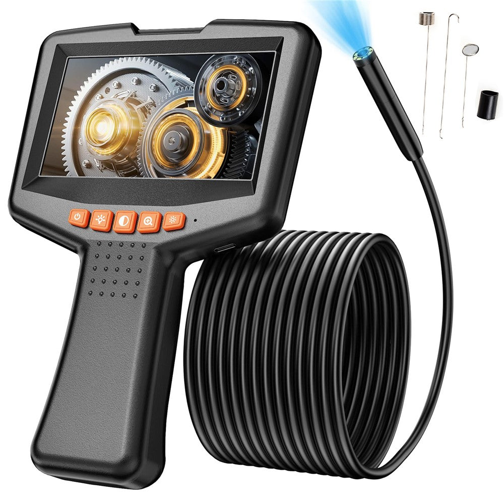 G41 5m Cable 8mm Single Lens 4.3 Inch IPS Screen Industrial Endoscope HD Handheld Inspection Camera