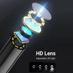 G41 20m Cable 8mm Single Lens 4.3 Inch IPS Screen Industrial Endoscope HD Handheld Inspection Camera