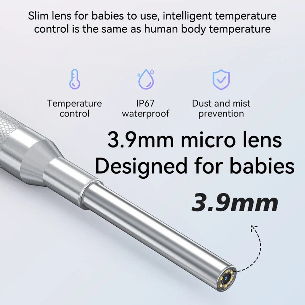 Y40 4.3 inch Screen Visual Otoscope Endoscope High Definition Visualization Ear Cleaning Endoscope