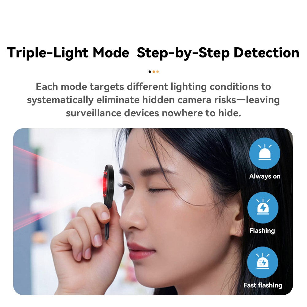 ESSAGER Infrared Detector Anti Spy Camera Finder Type-C Rechargeable Mini Portable Security Device