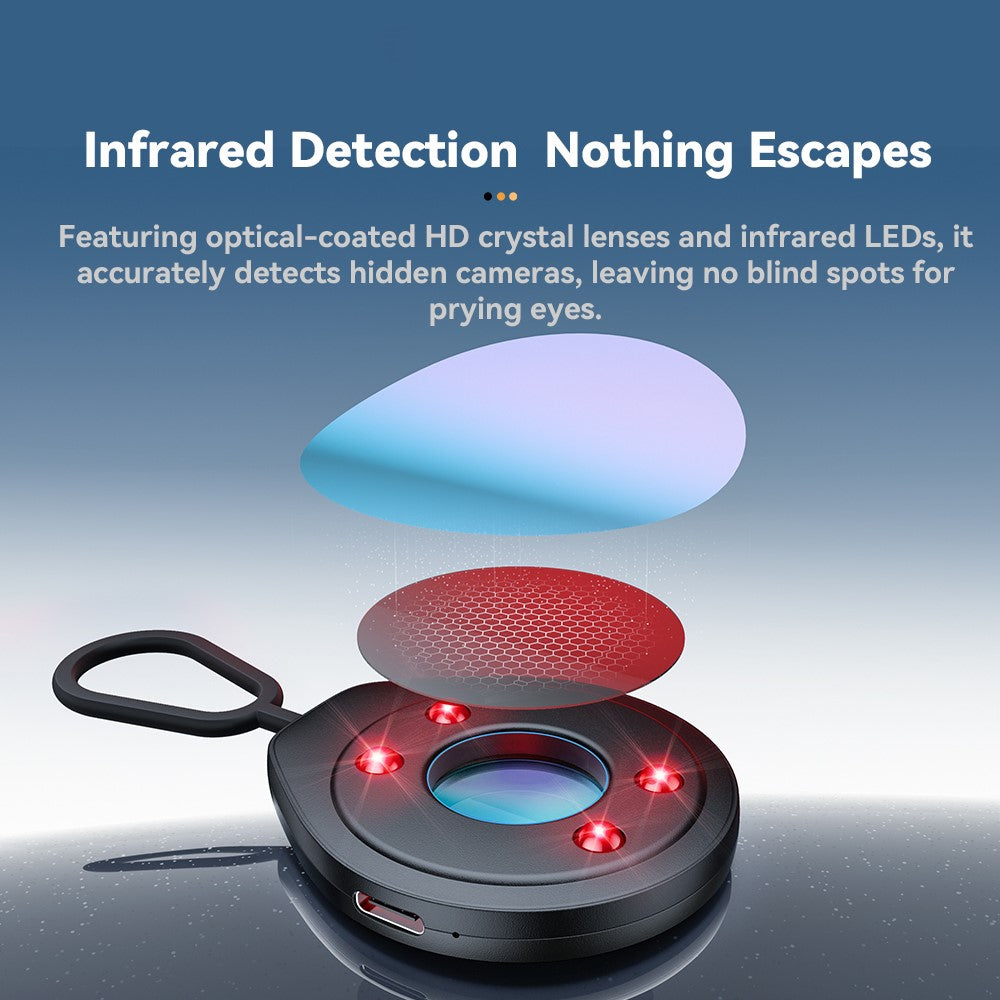 ESSAGER Infrared Detector Anti Spy Camera Finder Type-C Rechargeable Mini Portable Security Device
