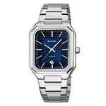 SKMEI 9373 Stainless Steel Strap Quartz Watch with Calendar Function Business Men Analog Display Wristwatch