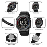 SKMEI 2513 For Men Multi-Function Digital Watch Alarm Clock Stopwatch Electronic Wristwatch with EL Backlight