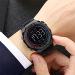 SKMEI 2513 For Men Multi-Function Digital Watch Alarm Clock Stopwatch Electronic Wristwatch with EL Backlight