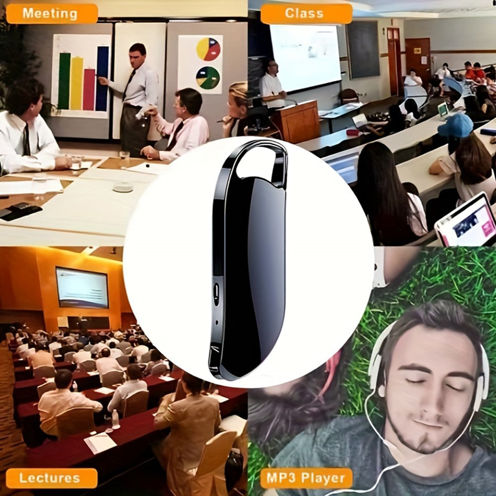 V11 8GB Digital Voice Recorder Multi-function Smart Noise Reduction Voice Activated MP3 Player USB Drive