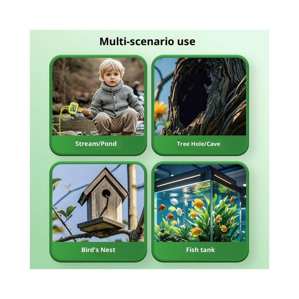 G21 2.4 Inch IPS Screen Kids Endoscope with LED Light 2MP Science Borescope Camera Children Gift